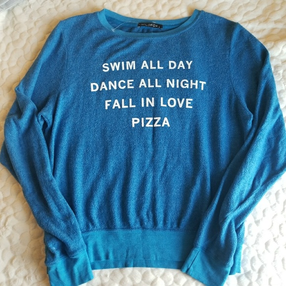 Wildfox Tops - NEW Wildfox Jumper sweater beach pizza dance love